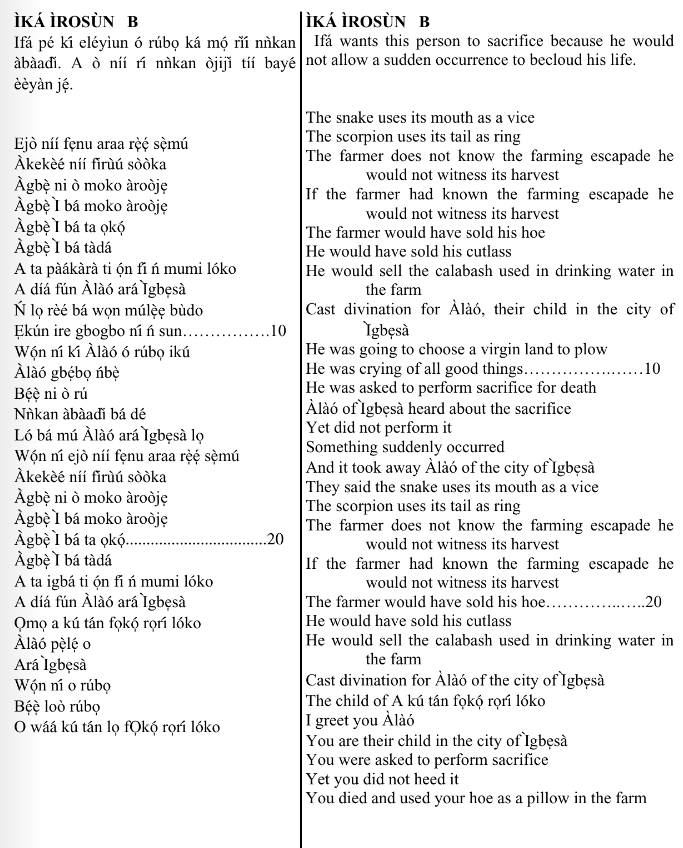 ©kominifa.com | Extract of "Ifá a complete divination"