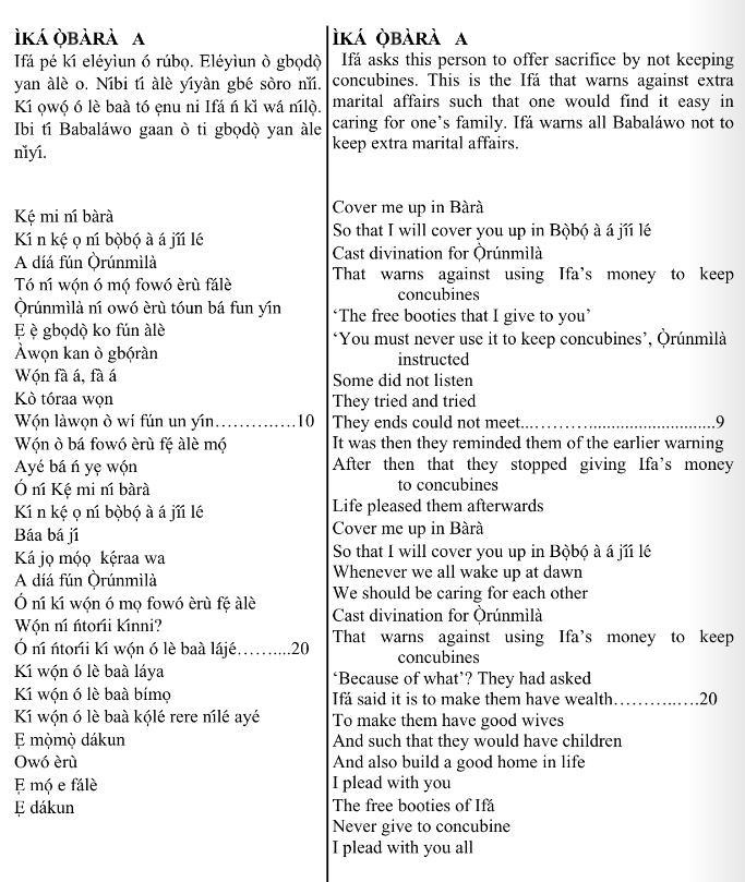 ©kominifa.com | Extract of "Ifá a complete divination"