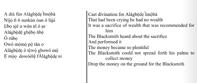 ©kominifa.com | Extract of "Ifá a complete divination"