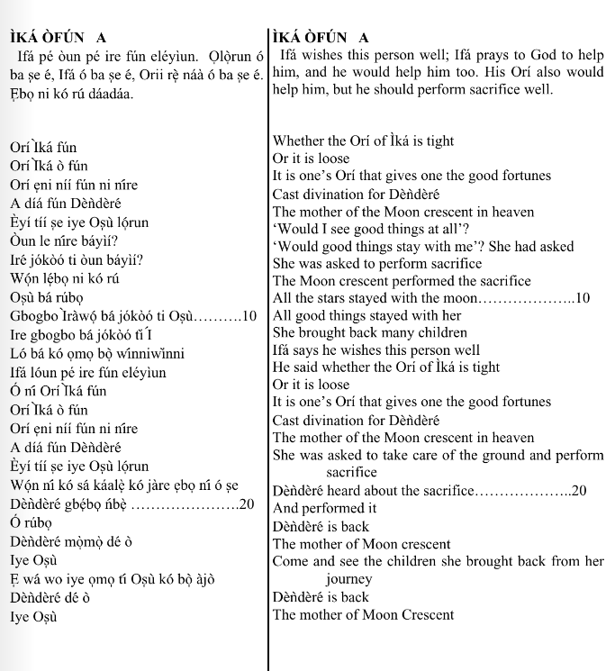 ©kominifa.com | Extract of "Ifá a complete divination"