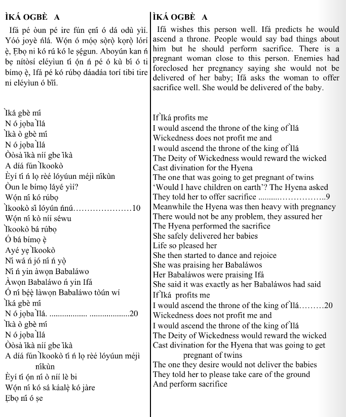 ©kominifa.com | Extract of "Ifá a complete divination"