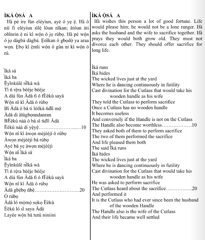 ©kominifa.com | Extract of "Ifá a complete divination"