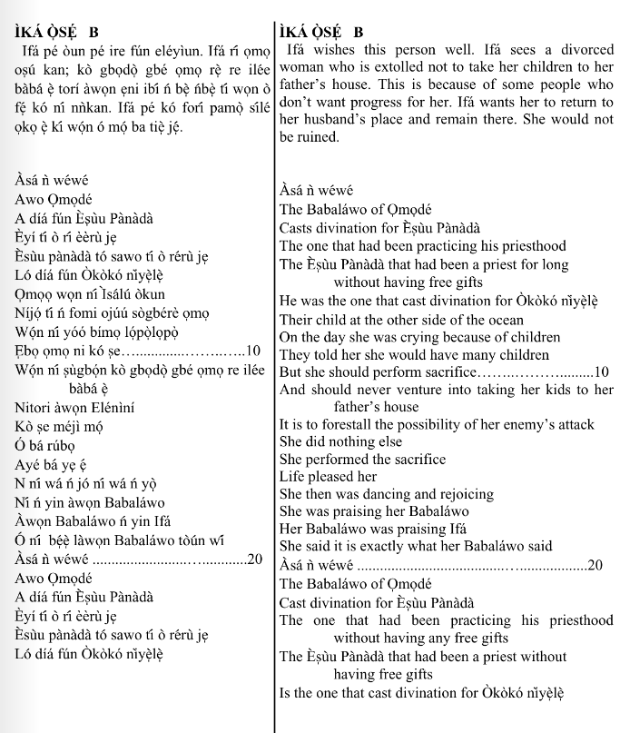 ©kominifa.com | Extract of "Ifá a complete divination"