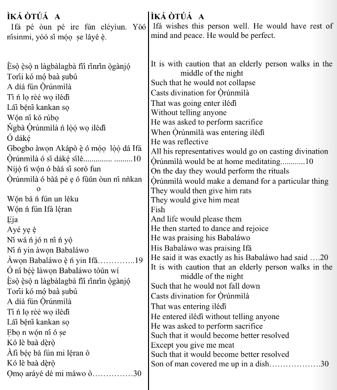 ©kominifa.com | Extract of "Ifá a complete divination"