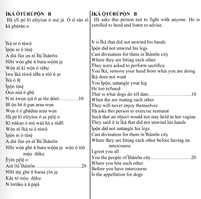 ©kominifa.com | Extract of "Ifá a complete divination"