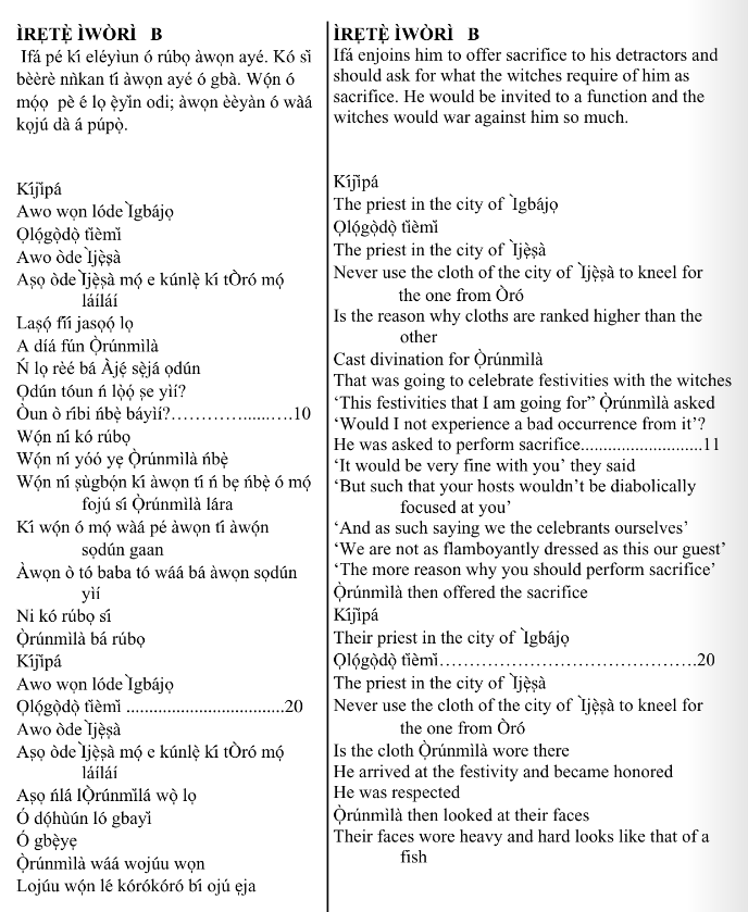 ©kominifa.com | Extract of "Ifá a complete divination"