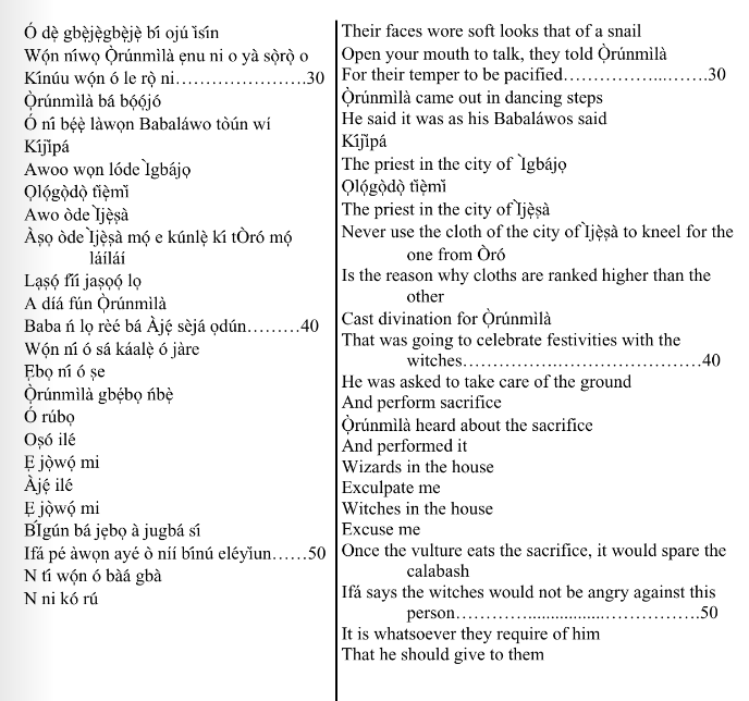 ©kominifa.com | Extract of "Ifá a complete divination"