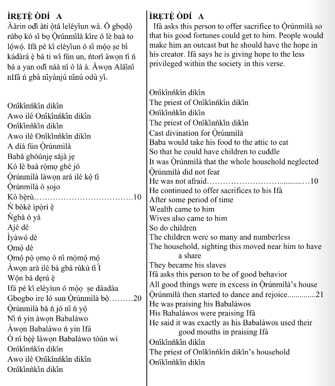 ©kominifa.com | Extract of "Ifá a complete divination"