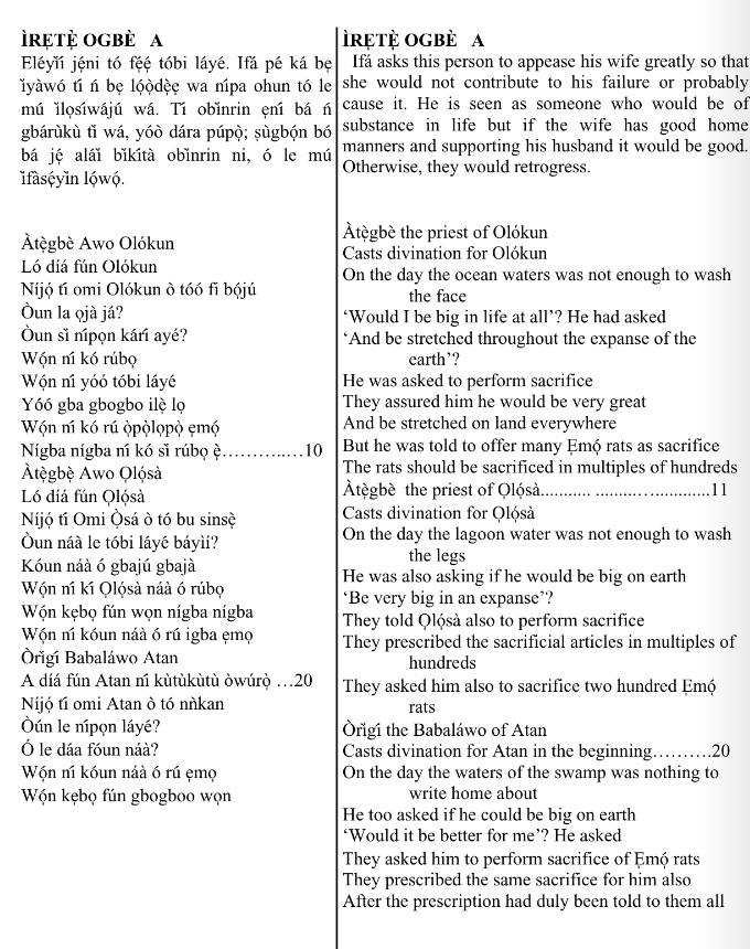 ©kominifa.com | Extract of "Ifá a complete divination"