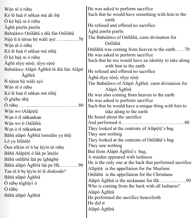 ©kominifa.com | Extract of "Ifá a complete divination"