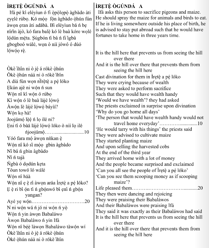 ©kominifa.com | Extract of "Ifá a complete divination"