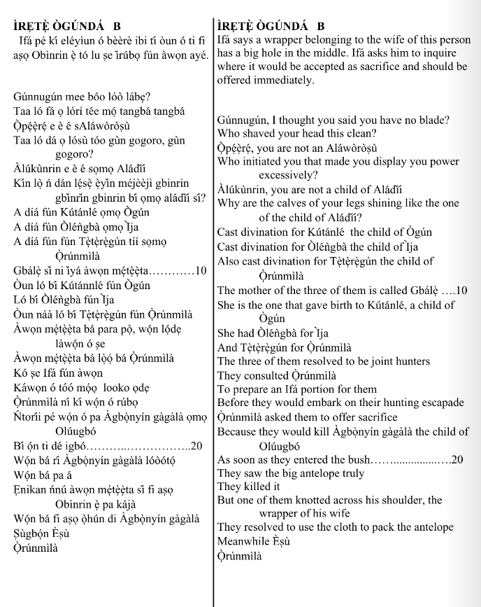 ©kominifa.com | Extract of "Ifá a complete divination"