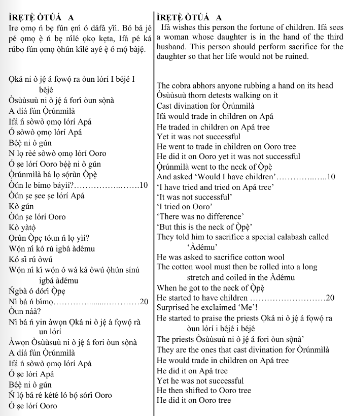 ©kominifa.com | Extract of "Ifá a complete divination"