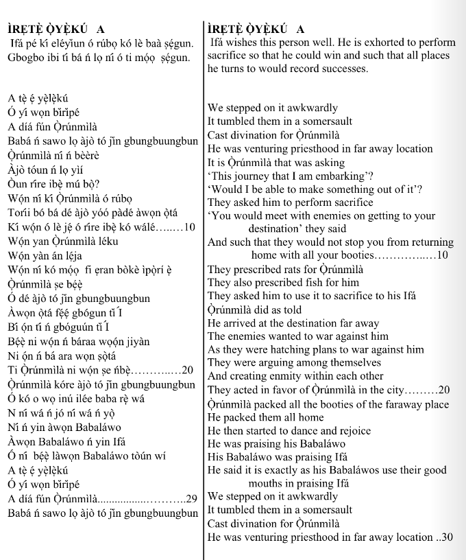 ©kominifa.com | Extract of "Ifá a complete divination"