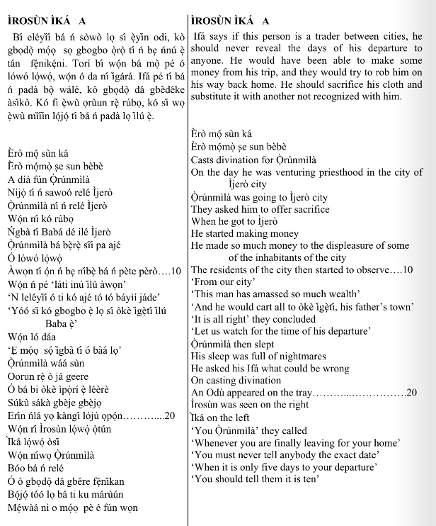 ©kominifa.com | Extract of "Ifá a complete divination"