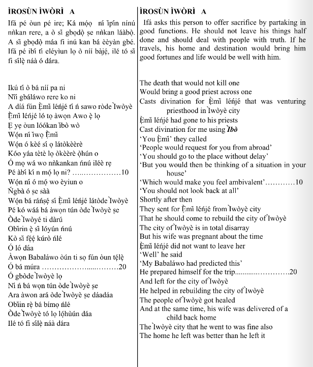 ©kominifa.com | Extract of "Ifá a complete divination"