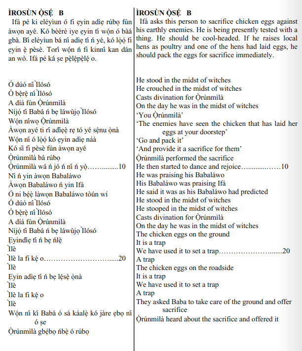 ©kominifa.com | Extract of "Ifá a complete divination"