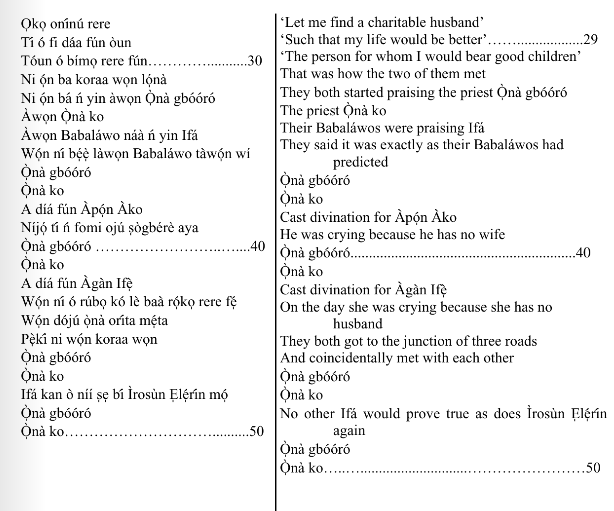 ©kominifa.com | Extract of "Ifá a complete divination"