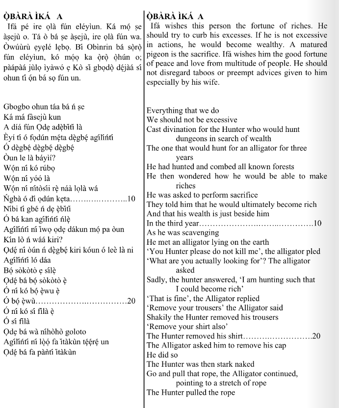 ©kominifa.com | Extract of "Ifá a complete divination"