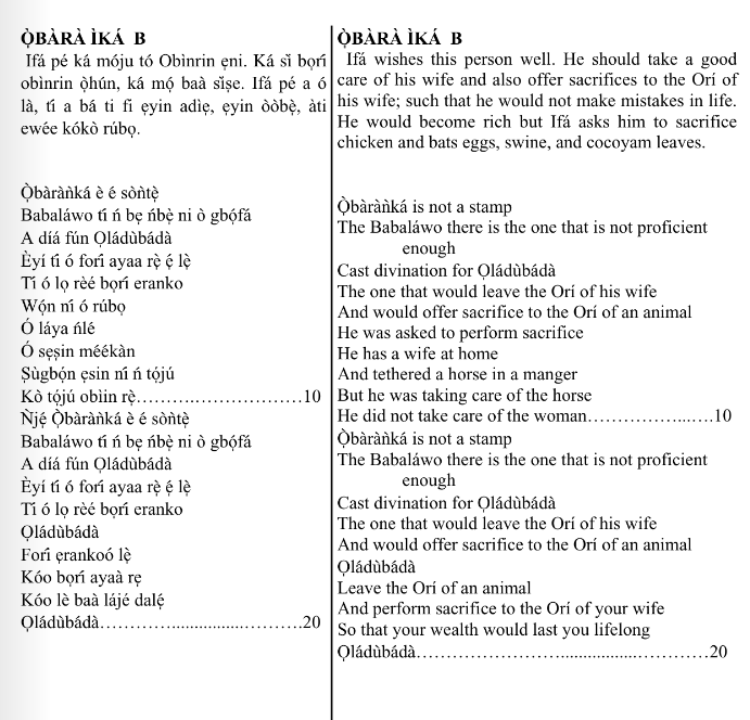 ©kominifa.com | Extract of "Ifá a complete divination"