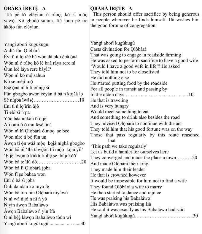 ©kominifa.com | Extract of "Ifá a complete divination"