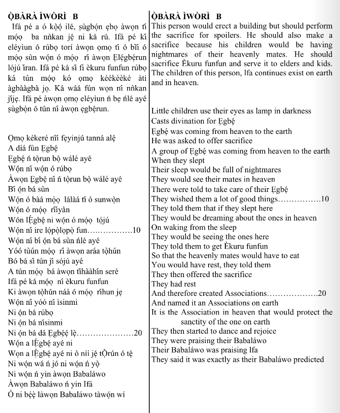 ©kominifa.com | Extract of "Ifá a complete divination"