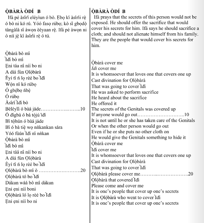 ©kominifa.com | Extract of "Ifá a complete divination"