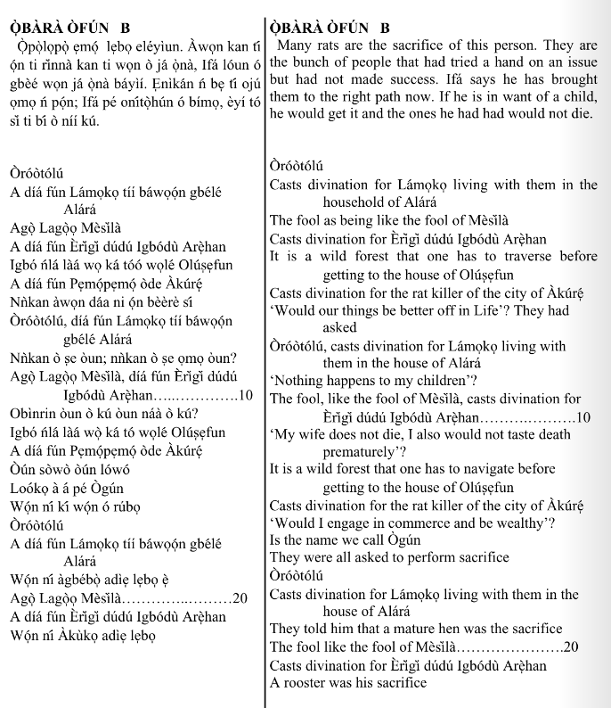 ©kominifa.com | Extract of "Ifá a complete divination"