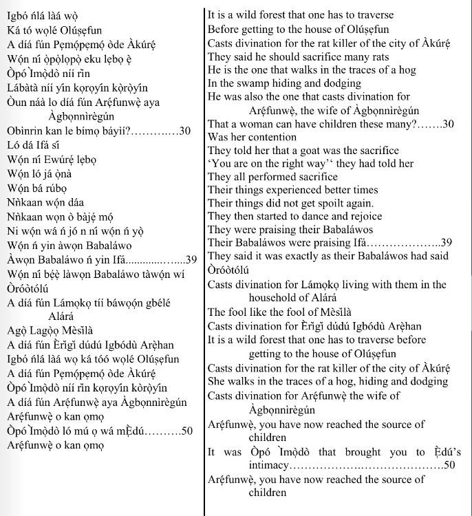 ©kominifa.com | Extract of "Ifá a complete divination"