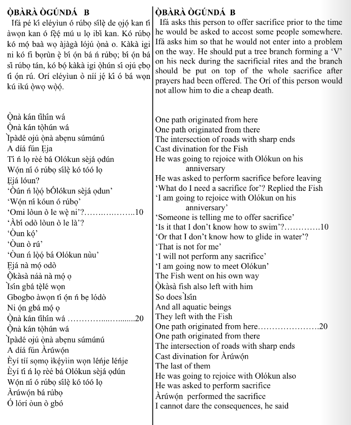 ©kominifa.com | Extract of "Ifá a complete divination"