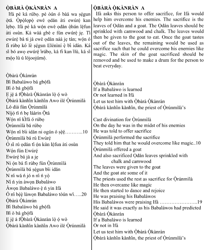 ©kominifa.com | Extract of "Ifá a complete divination"