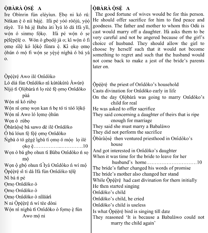 ©kominifa.com | Extract of "Ifá a complete divination"