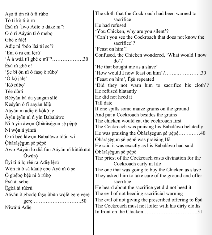 ©kominifa.com | Extract of "Ifá a complete divination"