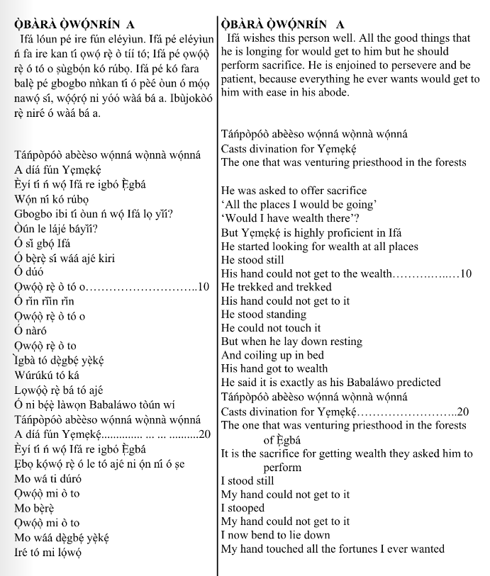 ©kominifa.com | Extract of "Ifá a complete divination"