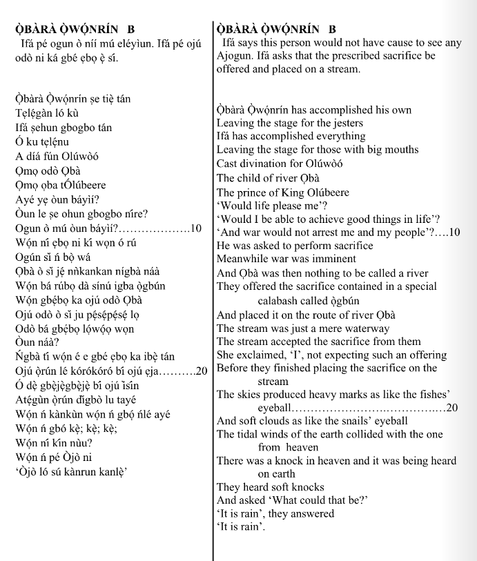 ©kominifa.com | Extract of "Ifá a complete divination"