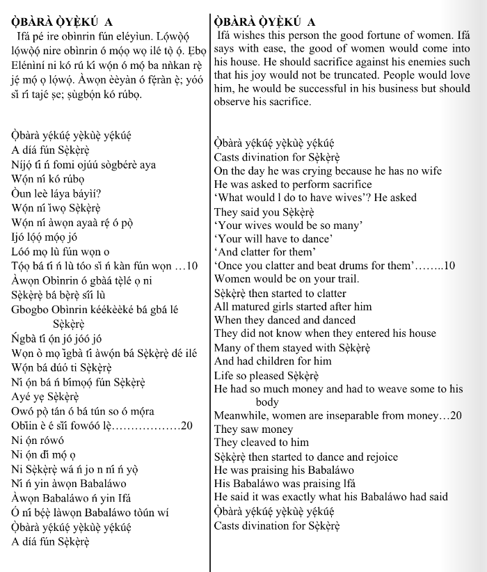 ©kominifa.com | Extract of "Ifá a complete divination"