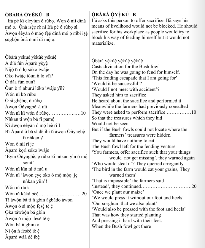 ©kominifa.com | Extract of "Ifá a complete divination"