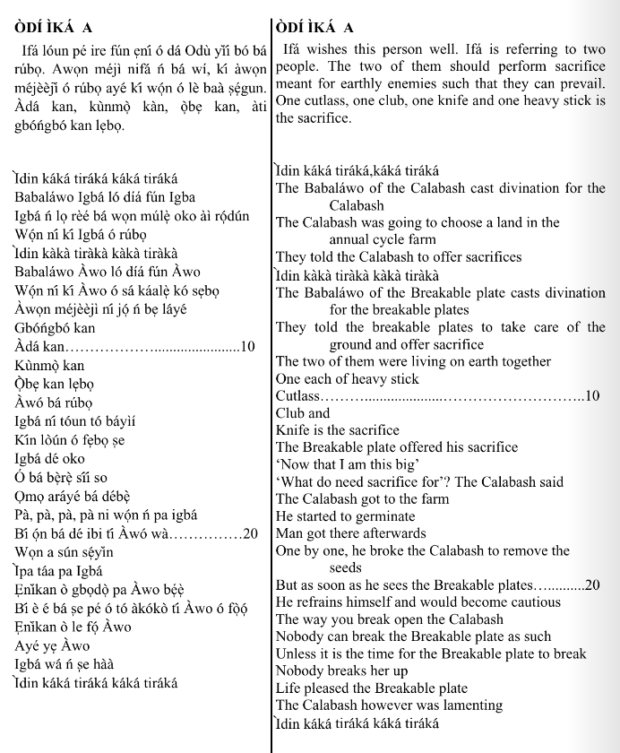 ©kominifa.com | Extract of "Ifá a complete divination"