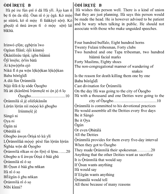 ©kominifa.com | Extract of "Ifá a complete divination"