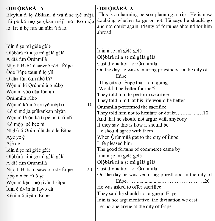 ©kominifa.com | Extract of "Ifá a complete divination"