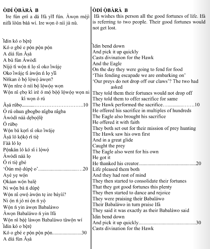 ©kominifa.com | Extract of "Ifá a complete divination"