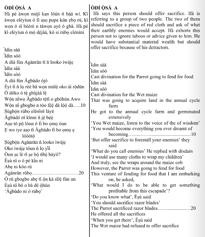 ©kominifa.com | Extract of "Ifá a complete divination"