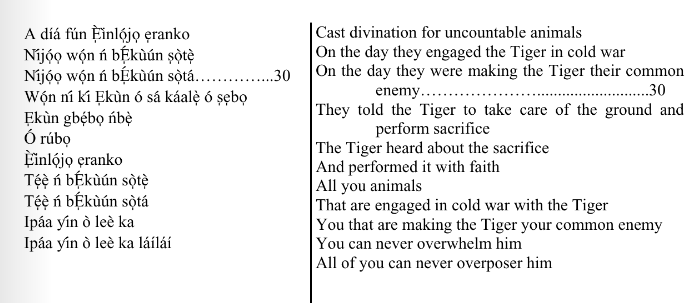 ©kominifa.com | Extract of "Ifá a complete divination"