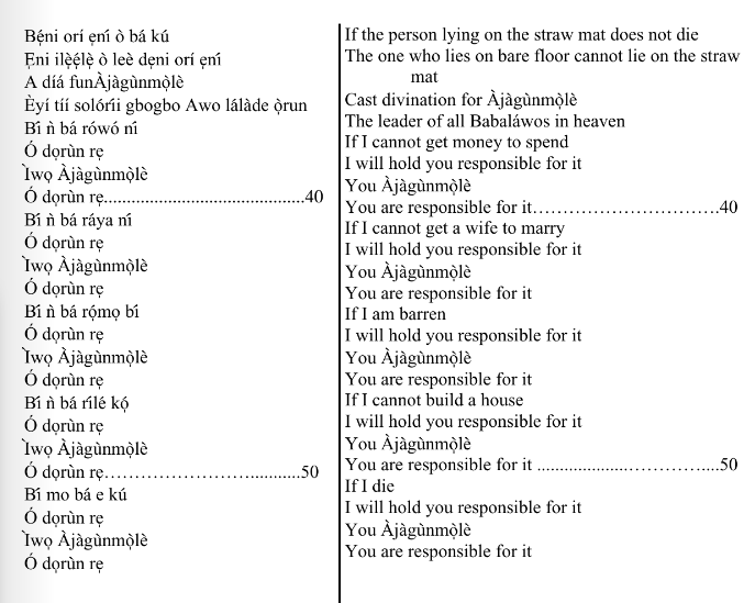 ©kominifa.com | Extract of "Ifá a complete divination"