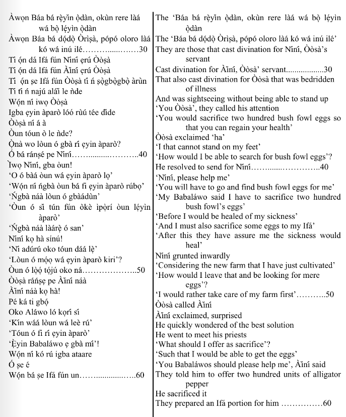 ©kominifa.com | Extract of "Ifá a complete divination"