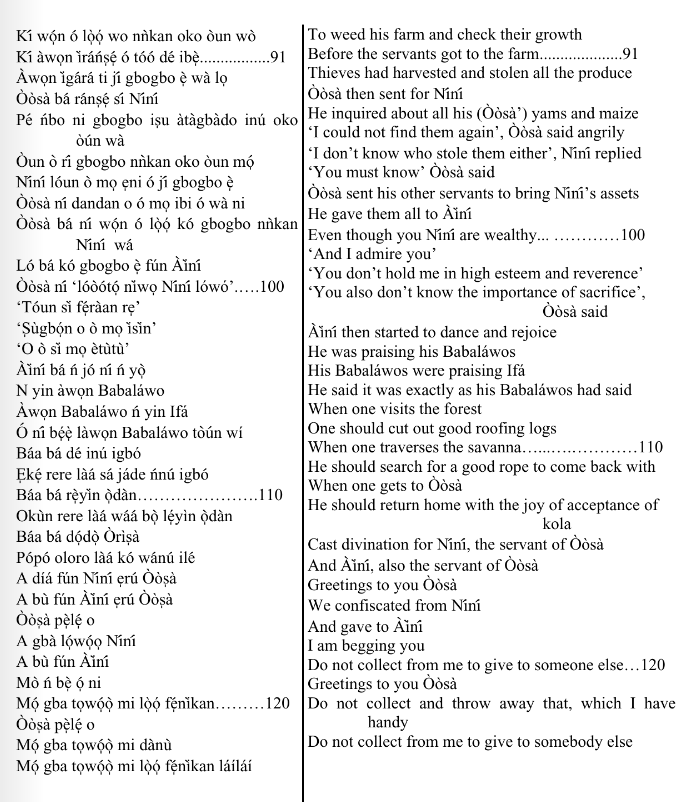 ©kominifa.com | Extract of "Ifá a complete divination"