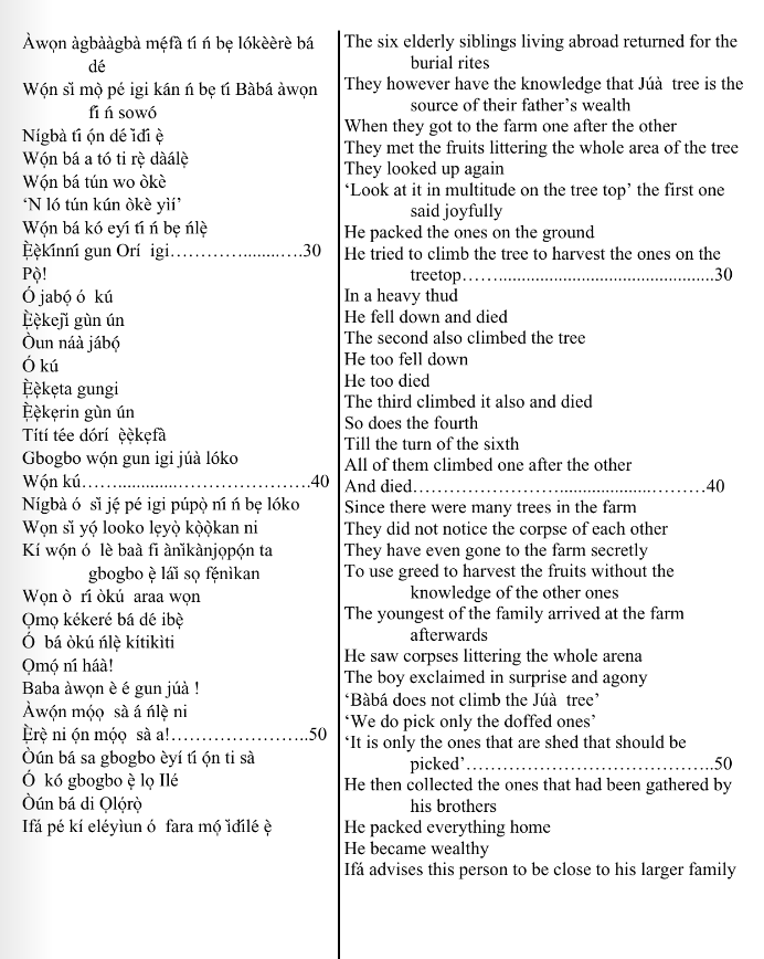 ©kominifa.com | Extract of "Ifá a complete divination"