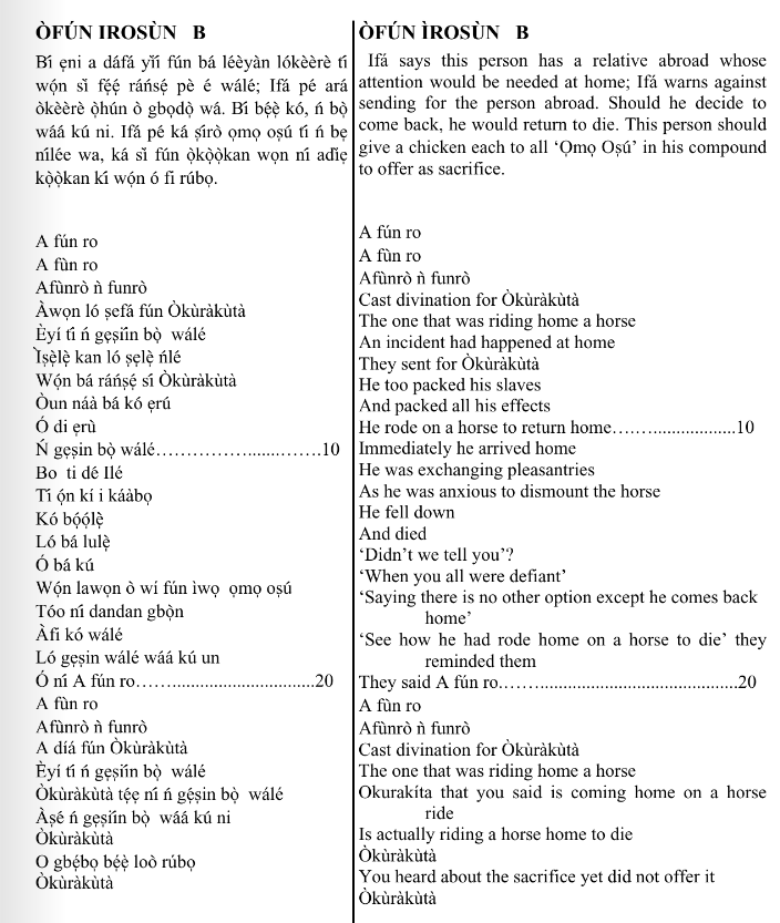 ©kominifa.com | Extract of "Ifá a complete divination"