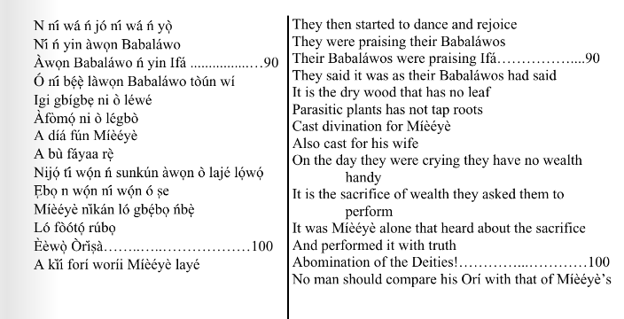 ©kominifa.com | Extract of "Ifá a complete divination"