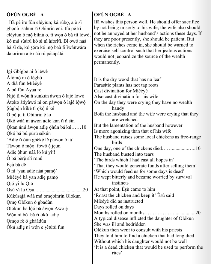 ©kominifa.com | Extract of "Ifá a complete divination"